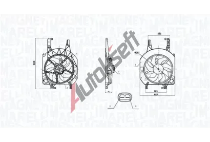 MAGNETI MARELLI V�tr�k chlazen� motoru MAG 069422902010, 069422902010
