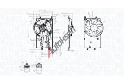 MAGNETI MARELLI Větrák chlazení motoru MAG 069422904010, 069422904010 MAGNETI MARELLI Větrák chlazení motoru MAG 069422904010, 069422904010