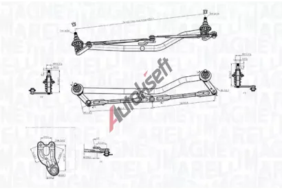 MAGNETI MARELLI Tyčoví stěračů MAG 085570787010, 085570787010 MAGNETI MARELLI Tyčoví stěračů MAG 085570787010, 085570787010