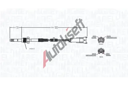 MAGNETI MARELLI idlo teploty vfukovch plyn MAG 172000043010, 172000043010