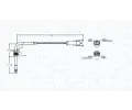 MAGNETI MARELLI idlo teploty vfukovch plyn MAG 172000243010, 172000243010
