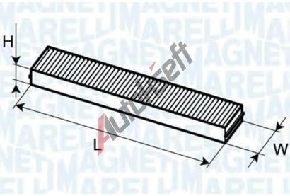 MAGNETI MARELLI Filtr vzduchu v interiru MAG 350203061180, 350203061180
