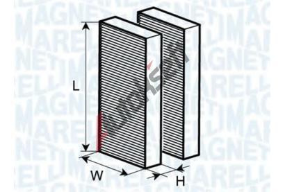 MAGNETI MARELLI Filtr vzduchu v interiru MAG 350203061330, 350203061330