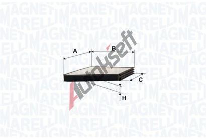 MAGNETI MARELLI Filtr vzduchu v interiru MAG 350203061570, 350203061570