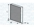 Filtr vzduchu v interiru MAGNETI MARELLI ‐ MAG 350203061590