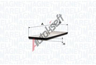 MAGNETI MARELLI Filtr vzduchu v interiru MAG 350203062790, 350203062790