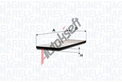MAGNETI MARELLI Filtr vzduchu v interiru MAG 350203066180, 350203066180