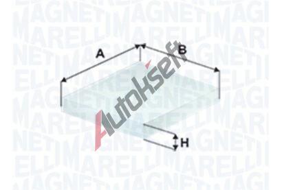 MAGNETI MARELLI Filtr vzduchu v interiru MAG 350203066500, 350203066500