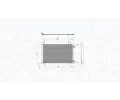 Kondenztor klimatizace MAGNETI MARELLI ‐ MAG 350203105500