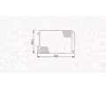 Kondenztor klimatizace MAGNETI MARELLI ‐ MAG 350203497000