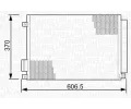 MAGNETI MARELLI Kondenztor klimatizace MAG 350203497000, 350203497000
