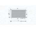 MAGNETI MARELLI Kondenz�tor klimatizace&nbsp;&dash;&nbsp;MAG 350203738000