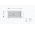 Kondenztor klimatizace MAGNETI MARELLI ‐ MAG 350203747000