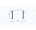 Kondenztor klimatizace MAGNETI MARELLI ‐ MAG 350203766000