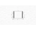 Kondenztor klimatizace MAGNETI MARELLI ‐ MAG 350203773000