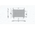 Kondenztor klimatizace MAGNETI MARELLI ‐ MAG 350203798000