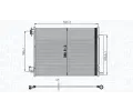 Kondenztor klimatizace MAGNETI MARELLI ‐ MAG 350203823000