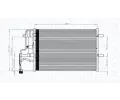Kondenztor klimatizace MAGNETI MARELLI ‐ MAG 350203844000
