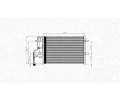 MAGNETI MARELLI Kondenztor klimatizace MAG 350203844000, 350203844000
