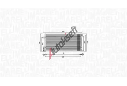 MAGNETI MARELLI Kondenzátor klimatizace MAG 350203882000, 350203882000 MAGNETI MARELLI Kondenzátor klimatizace MAG 350203882000, 350203882000