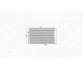MAGNETI MARELLI Kondenztor klimatizace MAG 350203899000, 350203899000