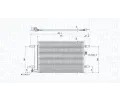 MAGNETI MARELLI Kondenztor klimatizace MAG 350203910000, 350203910000