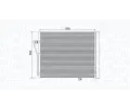 Kondenztor klimatizace MAGNETI MARELLI ‐ MAG 350203929000