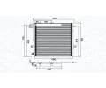 Kondenztor klimatizace MAGNETI MARELLI ‐ MAG 350203947000