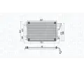 Kondenztor klimatizace MAGNETI MARELLI ‐ MAG 350203951000