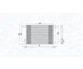 Kondenztor klimatizace MAGNETI MARELLI ‐ MAG 350203964000