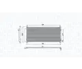 Kondenztor klimatizace MAGNETI MARELLI ‐ MAG 350203973000