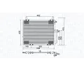 Kondenztor klimatizace MAGNETI MARELLI ‐ MAG 350203988000