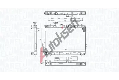 MAGNETI MARELLI Chladi vody MAG 350213110400, 350213110400
