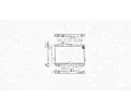 MAGNETI MARELLI Chladi vody MAG 350213110400, 350213110400