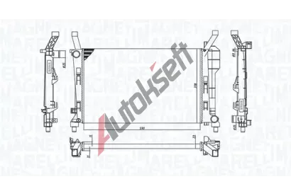 MAGNETI MARELLI Chladi vody MAG 350213126200, 350213126200