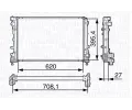 MAGNETI MARELLI Chladi� vody MAG 350213131700, 350213131700