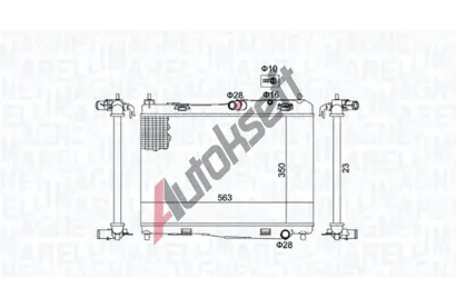 MAGNETI MARELLI Chladi vody MAG 350213142100, 350213142100