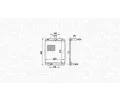 MAGNETI MARELLI Chladi vody MAG 350213151500, 350213151500