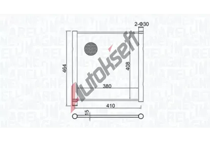 MAGNETI MARELLI Chladi vody MAG 350213151900, 350213151900