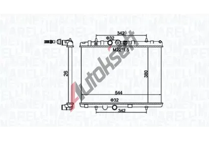 MAGNETI MARELLI Chladi vody MAG 350213156100, 350213156100