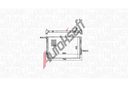 MAGNETI MARELLI Chladi vody MAG 350213156200, 350213156200