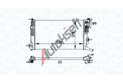 MAGNETI MARELLI Chladi vody MAG 350213158300, 350213158300