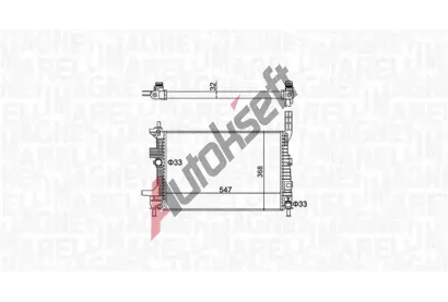 MAGNETI MARELLI Chladi vody MAG 350213159700, 350213159700