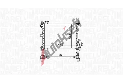 MAGNETI MARELLI Chladi vody MAG 350213160300, 350213160300