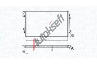 MAGNETI MARELLI Chladi vody MAG 350213167300, 350213167300