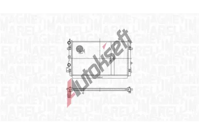 MAGNETI MARELLI Chladi vody MAG 350213167900, 350213167900