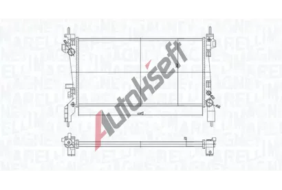 MAGNETI MARELLI Chladi� vody MAG 350213172600, 350213172600