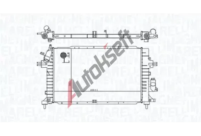 MAGNETI MARELLI Chladi vody MAG 350213176100, 350213176100