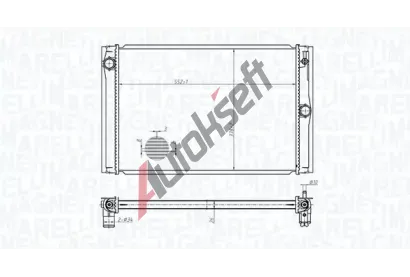 MAGNETI MARELLI Chladi vody MAG 350213178600, 350213178600