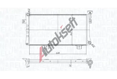 MAGNETI MARELLI Chladi vody MAG 350213180600, 350213180600